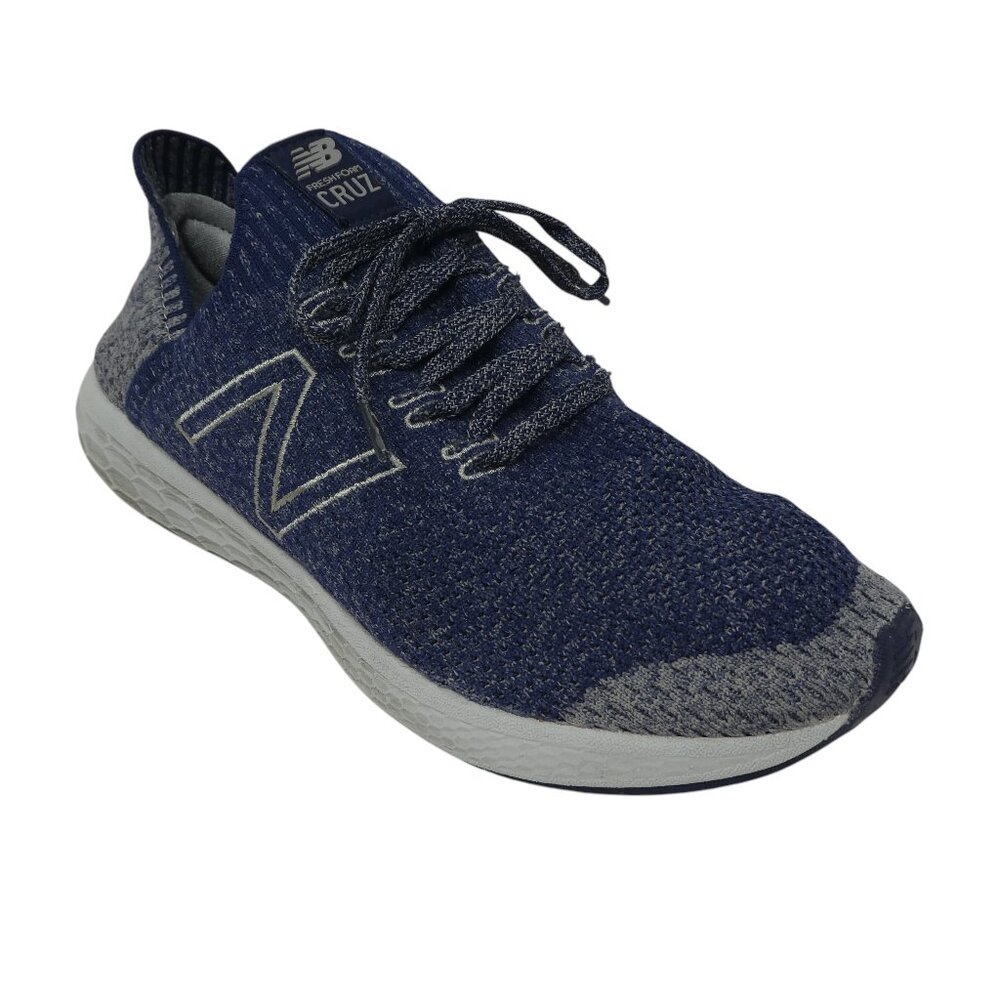 NB New Balance Fresh Foam Cruz V2 Blue Knit Trainers Sneakers